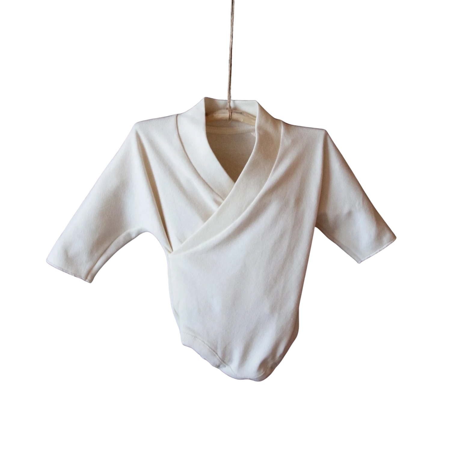 Kimono-stijl baby body van natuurlijke materialen Zaynis