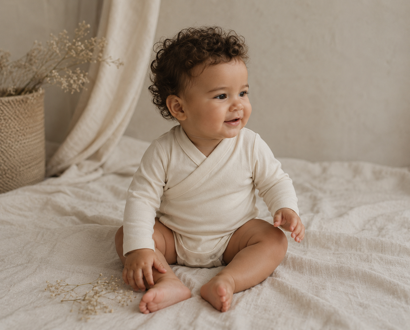 Ilailai Overslagromper van Biologisch Katoen | Baby