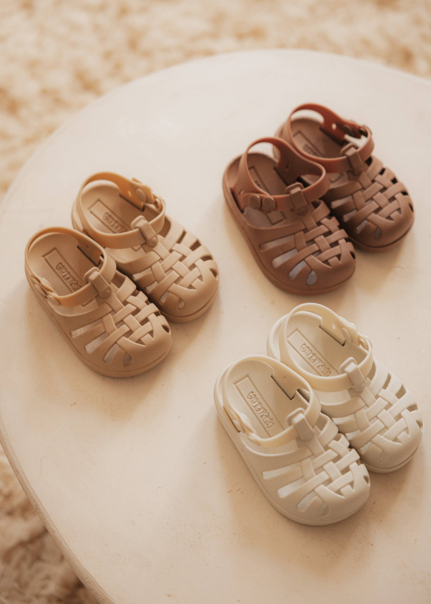Kindersandalen - Lichte Kokosnoot