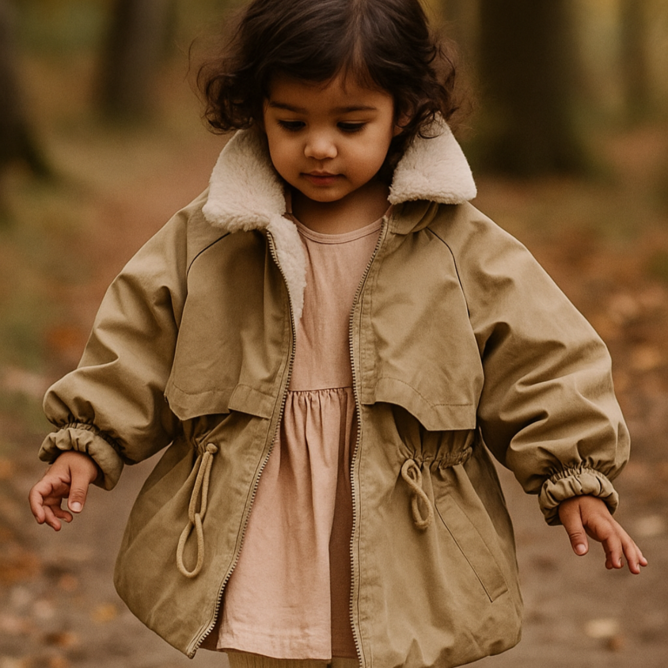 Annie & Charles Forest jas, warm en zacht Zaynis