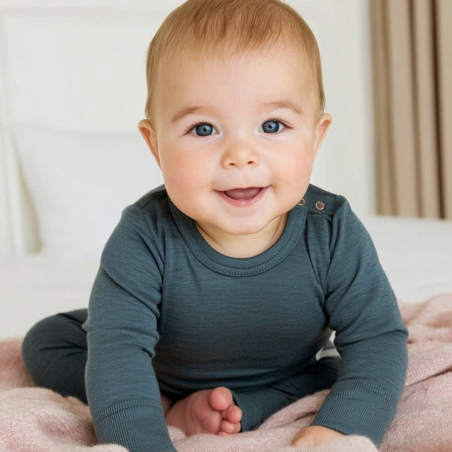 TWEEDELIGE SET VAN MERINOWOL LILLE BARN