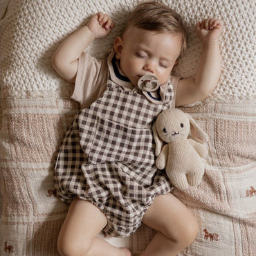 Katoenen baby onesie Annie & Charles