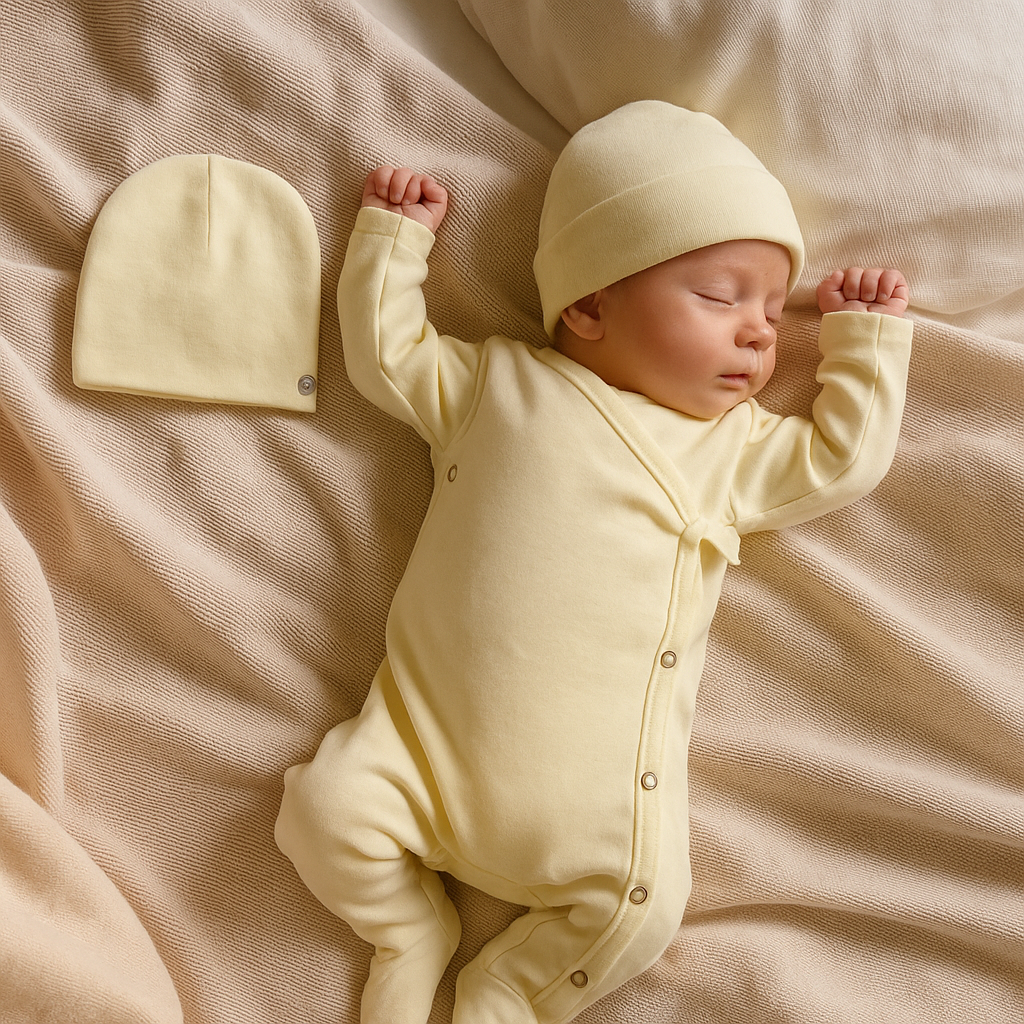 CADEAUSET MERINOWOL NATUREL LILLE BARN