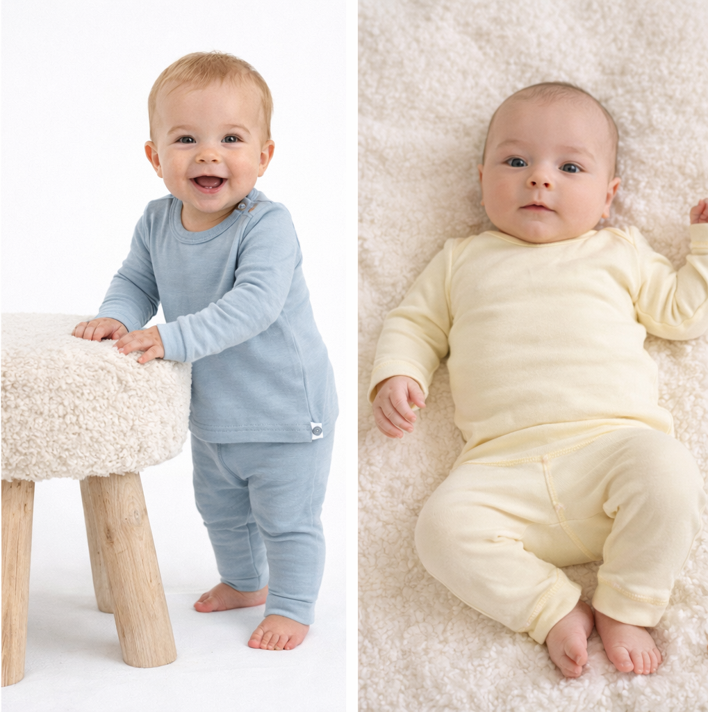 Merino Wool Sweater and Pants Set Lille Barn