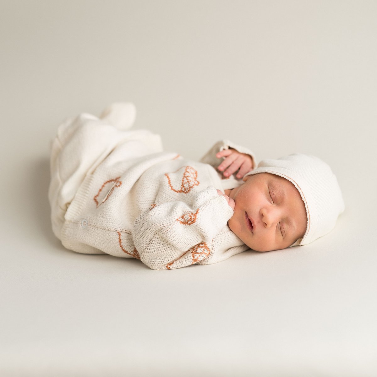 Micu Micu Newbornset met Eikelpatroon voor Baby's