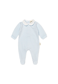 Boxpakje Blauw-wit gestreept van biologisch katoen Bobbi Balloon