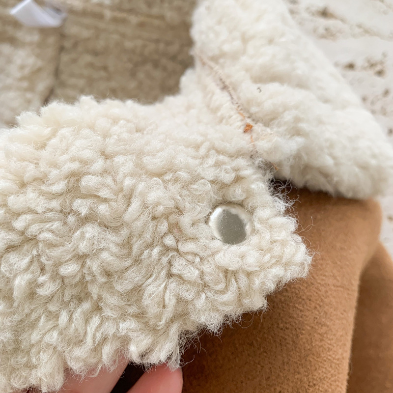 [PRE-ORDER] Annie & Charles® Kinderjas van Kunstlamsleer