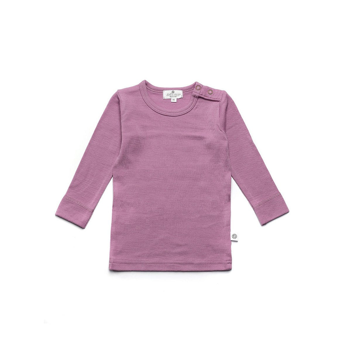 Luxe merinowol loungewear kinderen in lavender paars  Zaynis