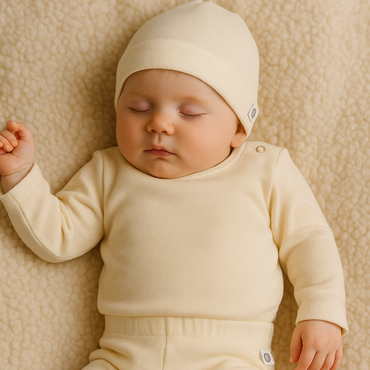 cadeauset lille barn trui broek en muts bij zaynis