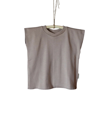 Tijdloos kids shirt met V-hals en zachte natuurlijke stof