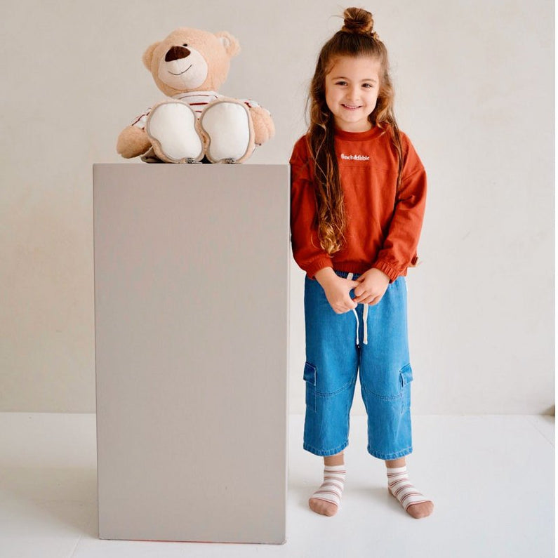 Finch & Fable kindersweatshirt in de kleur Esdoorn