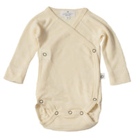 LILLE BARN MERINO WOOL WRAP-OVER ROMPER