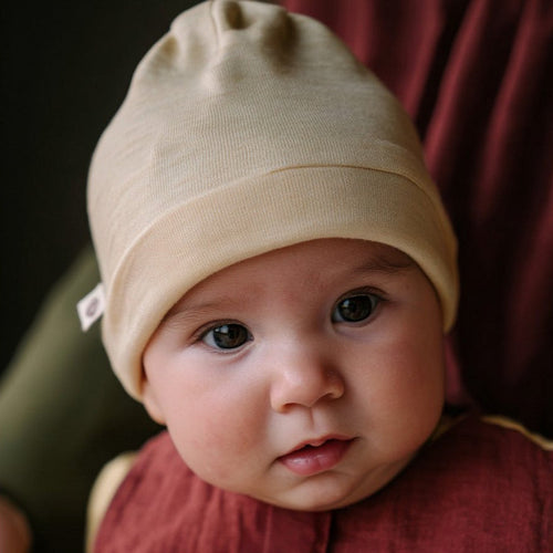 Luxe wollen baby muts – herfstcollectie Zaynis