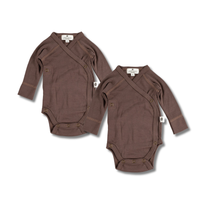 SET VAN 2 OVERSLAGROMPERS VAN MERINOWOL LILLE BARN