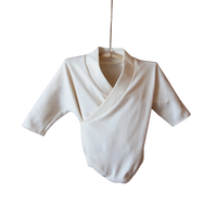 Kimono-stijl baby body van natuurlijke materialen Zaynis