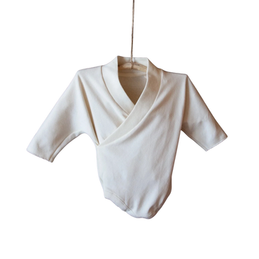 Kimono-stijl baby body van natuurlijke materialen Zaynis