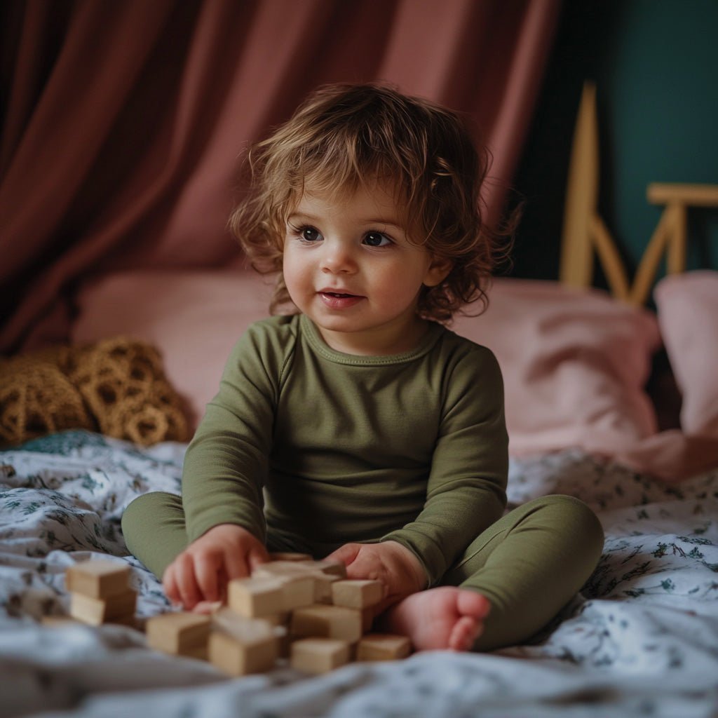 JONGENS KINDERBROEK VAN MERINOWOL LILLE BARN