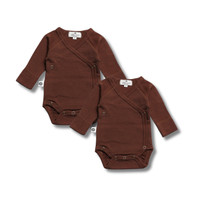 SET VAN 2 OVERSLAGROMPERS VAN MERINOWOL LILLE BARN