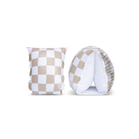 Swim Essentials zwembandjes beige checkmate 0–2 jaar baby tot 15 kg
