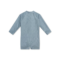 Kinderzwempak UPF50+ groen met pantermotief