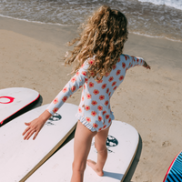 SWIMSUIT UV/UPF50+ FLORAL LOVE LONG SLEEVES SWIM ESSENTIALS